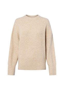 mbyM Damski sweter z dzianiny - Gillian Kobiety dzianina grubo tkana beżowy marmurkowy ze sklepu vangraaf w kategorii Swetry damskie - zdjęcie 185956889