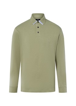 James Męska koszulka polo Mężczyźni Bawełna seledynowy jednolity ze sklepu vangraaf w kategorii T-shirty męskie - zdjęcie 185956895