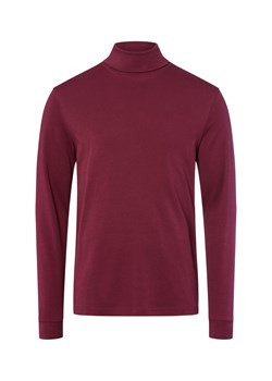 GRAAF Męska koszula z długim rękawem Mężczyźni Bawełna bordowy jednolity ze sklepu vangraaf w kategorii T-shirty męskie - zdjęcie 185956908