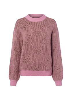 Fynch-Hatton Sweter damski z dzianiny z zawartością alpaki Kobiety écru wzorzysty ze sklepu vangraaf w kategorii Swetry damskie - zdjęcie 185956969