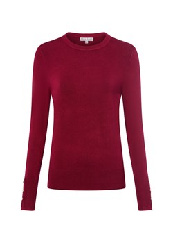 Marie Lund Sweter damski z cienkiej dzianiny Kobiety bordowy jednolity ze sklepu vangraaf w kategorii Swetry damskie - zdjęcie 185956989