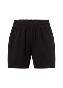ellesse Męskie spodenki dresowe - Zanica Mężczyźni Bawełna czarny jednolity ze sklepu vangraaf w kategorii Spodenki męskie - zdjęcie 185956997