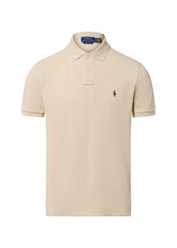 Polo Ralph Lauren Męska koszulka polo Mężczyźni Bawełna beżowy jednolity ze sklepu vangraaf w kategorii T-shirty męskie - zdjęcie 185957005