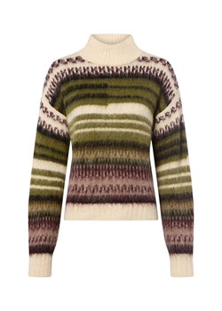 More & More Sweter damski z dzianiny Kobiety écru wzorzysty ze sklepu vangraaf w kategorii Swetry damskie - zdjęcie 185957007