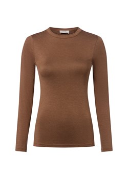 Opus Damska koszulka z długim rękawem - Sifa Kobiety taupe jednolity ze sklepu vangraaf w kategorii Bluzki damskie - zdjęcie 185957055