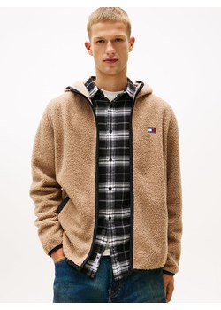 Tommy Jeans Męska kurtka z kapturem Mężczyźni taupe jednolity ze sklepu vangraaf w kategorii Kurtki męskie - zdjęcie 185957099