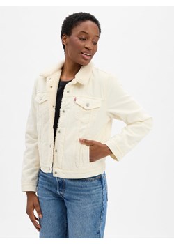 Levi's Damska kurtka dżinsowa Kobiety Bawełna écru jednolity ze sklepu vangraaf w kategorii Kurtki damskie - zdjęcie 185957156