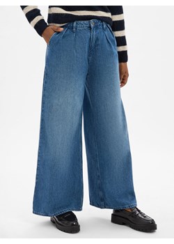 Joop Jeans Dżinsy o szerokim kroju - Elise Kobiety Bawełna medium stone jednolity ze sklepu vangraaf w kategorii Jeansy damskie - zdjęcie 185957218