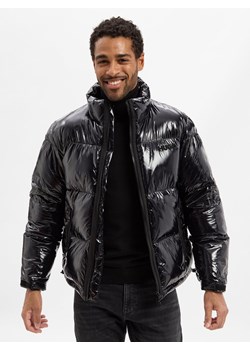 HUGO Męska kurtka pikowana - Biron Mężczyźni czarny jednolity ze sklepu vangraaf w kategorii Kurtki męskie - zdjęcie 185957219
