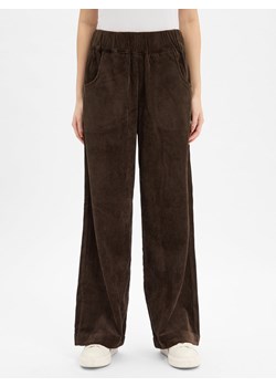 Marie Lund Damskie spodnie materiałowe Kobiety czekoladowy jednolity ze sklepu vangraaf w kategorii Spodnie damskie - zdjęcie 185957227
