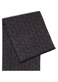 Joop Jeans Szalik męski Mężczyźni wiskoza czarny wzorzysty ze sklepu vangraaf w kategorii Szaliki męskie - zdjęcie 185957276