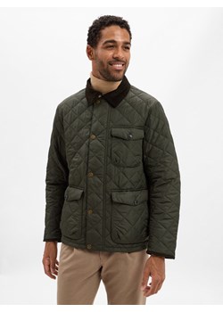 Barbour Męska kurtka pikowana - Hornby Mężczyźni jodłowy jednolity ze sklepu vangraaf w kategorii Kurtki męskie - zdjęcie 185957297