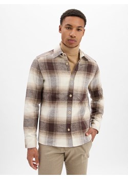 Drykorn Męska koszula casual - Dieggo Mężczyźni Comfort Fit Bawełna mocca w kratkę - id: 784712-0002-09900 - marki Drykorn - 185957359 Drykorn Męska koszula casual - Dieggo Mężczyźni Comfort Fit Bawełna mocca w kratkę ze sklepu vangraaf w kategorii Koszule męskie - zdjęcie 185957359