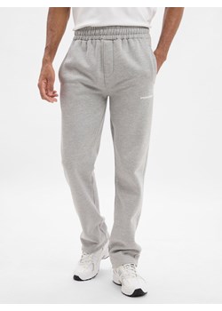 PEGADOR Męskie spodnie dresowe - Logo Mężczyźni jasny szary marmurkowy ze sklepu vangraaf w kategorii Spodnie męskie - zdjęcie 185957406