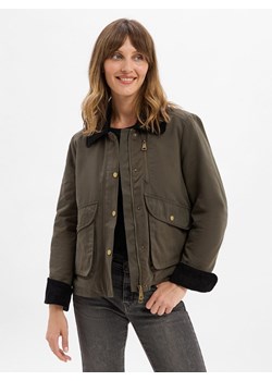 Rofa Kurtka damska Kobiety Bawełna khaki jednolity ze sklepu vangraaf w kategorii Kurtki damskie - zdjęcie 185957436