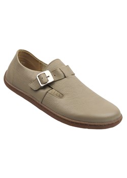 Barefoot skórzane minimalistyczne półbuty damskie beżowe Nika Komfort 1453 ze sklepu ulubioneobuwie w kategorii Półbuty damskie - zdjęcie 185957625