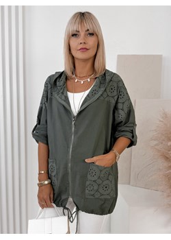 bluza gunes ciemny khaki one size ze sklepu UBRA w kategorii Bluzy damskie - zdjęcie 185959535