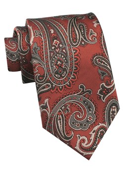 Krawat Męski - Chattier - Miedziany Kolor, Duży Wzór Paisley KRCH1474 ze sklepu JegoSzafa.pl w kategorii Krawaty - zdjęcie 185959607