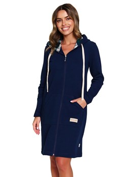 Szlafrok Doctor Nap SMZ.7364 navy blue ze sklepu kontri.pl w kategorii Szlafroki damskie - zdjęcie 185959735