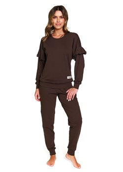 Piżama Doctor Nap PM.4351 brownie - id: 38758 - marki Doctor Nap - 185959926 Piżama Doctor Nap PM.4351 brownie ze sklepu kontri.pl w kategorii Piżamy damskie - zdjęcie 185959926