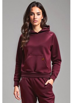 Bluza nierozpinana Vivisence 9003 bordowy ze sklepu kontri.pl w kategorii Bluzy damskie - zdjęcie 185960105