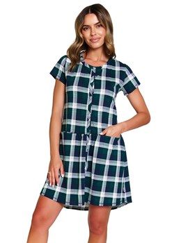 Nocna koszula Doctor Nap TCB.9444 emerald ze sklepu kontri.pl w kategorii Koszule nocne - zdjęcie 185960355
