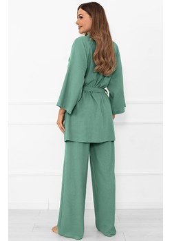 Spodnie damskie długie szałwiowe Bono, Kolor szałwia, Rozmiar S, Italian Fashion - id: 216606 - marki Italian Fashion - 185960938 Spodnie damskie długie szałwiowe Bono, Kolor szałwia, Rozmiar S, Italian Fashion ze sklepu Primodo w kategorii Piżamy damskie - zdjęcie 185960938