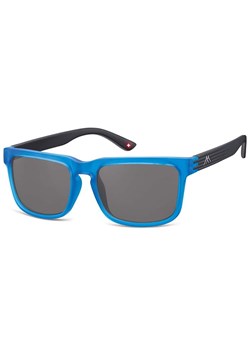 Męskie okulary przeciwsłoneczne MONTANA S26B czarno-niebieskie ze sklepu Stylion w kategorii Zegarki - zdjęcie 185961896