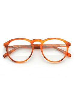 Okrągłe Okulary oprawki Lenonki zerówki korekcyjne Sunoptic AC21E jasna panterka ze sklepu Stylion w kategorii Zegarki - zdjęcie 185962008