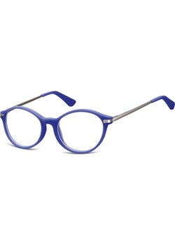Okulary dziecięce zerówki okrągłe lenonki AK46E niebieskie - id: 3025 - marki Sunoptic - 185962096 Okulary dziecięce zerówki okrągłe lenonki AK46E niebieskie ze sklepu Stylion w kategorii Akcesoria dziecięce - zdjęcie 185962096