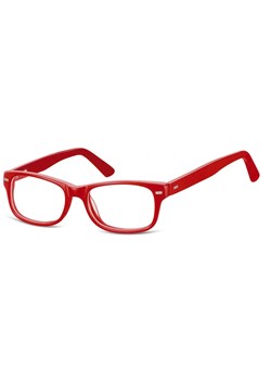 Okulary dziecięce zerówki Nerdy AK49 czerwone ze sklepu Stylion w kategorii Okulary przeciwsłoneczne męskie - zdjęcie 185962098