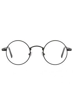 Okulary dziecięce zerówki okrągłe lenonki M5 czarny ze sklepu Stylion w kategorii Okulary przeciwsłoneczne męskie - zdjęcie 185962105