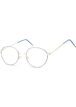 Lenonki Okulary oprawki optyczne 929E złote + niebieskie ze sklepu Stylion w kategorii Okulary korekcyjne męskie - zdjęcie 185962229