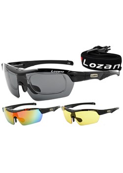 Okulary LOZANO LZ-124 (3 soczewki) Polaryzacja + Korekcja + pasek ze sklepu Stylion w kategorii Okulary przeciwsłoneczne męskie - zdjęcie 185962236