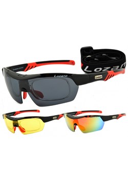 Okulary LOZANO LZ-124A (3 soczewki) Polaryzacja + Korekcja + pasek ze sklepu Stylion w kategorii Okulary przeciwsłoneczne męskie - zdjęcie 185962237