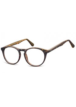 Okulary oprawki korekcyjne okrągłe Lenonki zerówki Sunoptic CP146 panterka-szylkret ze sklepu Stylion w kategorii Zegarki - zdjęcie 185962336