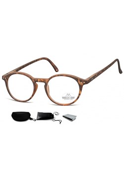 Asferyczne Okulary Lenonki do Czytania Montana Plusy MR65A moc: +3,5 ze sklepu Stylion w kategorii Okulary korekcyjne damskie - zdjęcie 185962558