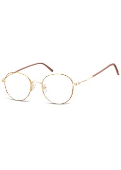 Lenonki okrągłe Okulary oprawki optyczne 927I panterka+złoty - id: 3987 - marki Sunoptic - 185962609 Lenonki okrągłe Okulary oprawki optyczne 927I panterka+złoty ze sklepu Stylion w kategorii Okulary korekcyjne męskie - zdjęcie 185962609
