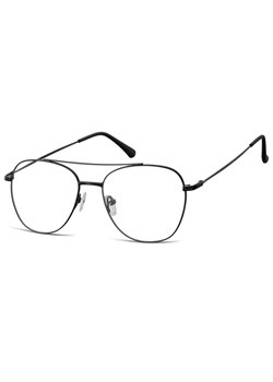 Oprawki okulary Pilotki zerówki korekcyjne 922B czarne ze sklepu Stylion w kategorii Zegarki - zdjęcie 185962625