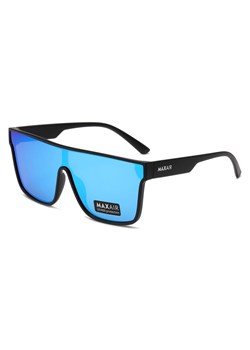 Męskie okulary przeciwsłoneczne pełne MAXAIR z filtrem UV400 Black/Blue ST-MAX3B ze sklepu Stylion w kategorii Okulary przeciwsłoneczne męskie - zdjęcie 185962689