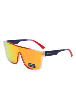 Męskie okulary przeciwsłoneczne pełne MAXAIR z filtrem UV400 Red/Blue ST-MAX3D ze sklepu Stylion w kategorii Okulary przeciwsłoneczne męskie - zdjęcie 185962695
