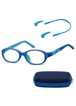 Elastyczne dziecięce oprawki okularowe zerówki owalne + gumka Sunoptic K1A Niebieskie - id: 345 - marki Sunoptic - 185962869 Elastyczne dziecięce oprawki okularowe zerówki owalne + gumka Sunoptic K1A Niebieskie ze sklepu Stylion w kategorii Akcesoria dziecięce - zdjęcie 185962869