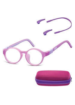 Elastyczne dziecięce oprawki okularowe zerówki okrągłe + gumka Sunoptic K7 fioletowe - id: 353 - marki Sunoptic - 185962909 Elastyczne dziecięce oprawki okularowe zerówki okrągłe + gumka Sunoptic K7 fioletowe ze sklepu Stylion w kategorii Akcesoria dziecięce - zdjęcie 185962909