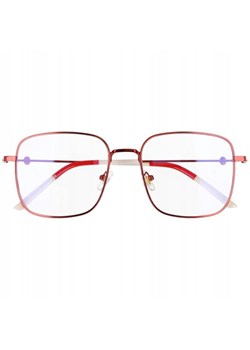 Okulary Kwadratowe z filtrem światła niebieskiego do komputera zerówki 2532-4 ze sklepu Stylion w kategorii Okulary zerówki damskie - zdjęcie 185962957