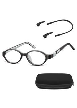 Elastyczne dziecięce oprawki okularowe zerówki owalne + gumka Sunoptic K4C czarne - id: 361 - marki Sunoptic - 185962959 Elastyczne dziecięce oprawki okularowe zerówki owalne + gumka Sunoptic K4C czarne ze sklepu Stylion w kategorii Akcesoria dziecięce - zdjęcie 185962959