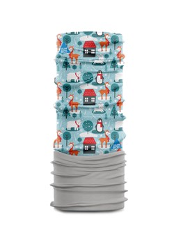 Komin Dziecięcy Ocieplany Polar Szal Chusta Szalik SNOW - SKF.05 ze sklepu Stylion w kategorii Szaliki dziecięce - zdjęcie 185963008