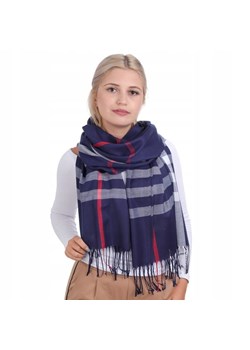 Ciepły szalik damski angielska krata Cashmere SZA-12 ze sklepu Stylion w kategorii Szaliki i chusty damskie - zdjęcie 185963016