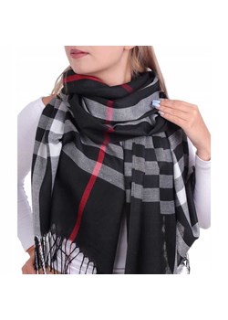 Ciepły szalik damski Cashmere angielska krata SZA-11 ze sklepu Stylion w kategorii Szaliki i chusty damskie - zdjęcie 185963018