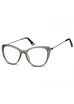 Okulary oprawki zerówki korekcyjne Kocie Oczy Sunoptic AC8A szare ze sklepu Stylion w kategorii Okulary korekcyjne damskie - zdjęcie 185963035