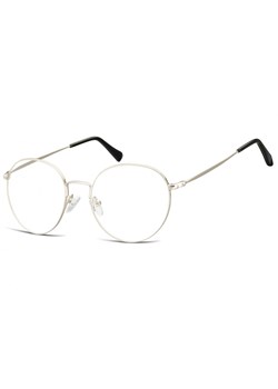 Lenonki okrągłe Okulary oprawki optyczne 915E srebrne ze sklepu Stylion w kategorii Okulary korekcyjne damskie - zdjęcie 185963049
